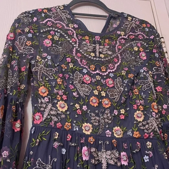 Opulent, exquisite an investment - Needle & Thread Floral Embroidered Dress 4 - Picture 7 of 11